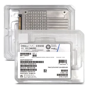 Dell D7-P5600 SSDPF2KE064T9TP 0TJ9T4 6.4TB PCIe Gen 4.0 x4 8GB/s 3D TLC 3DWPD SED U.2 NVMe 2.5in Solid State Drive