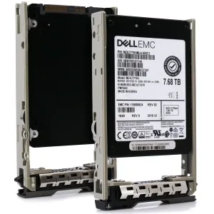 Dell EMC 118000634 G13 7.68TB SAS 12Gb/s 512e 1DWPD 2.5in Recertified Solid State Drive