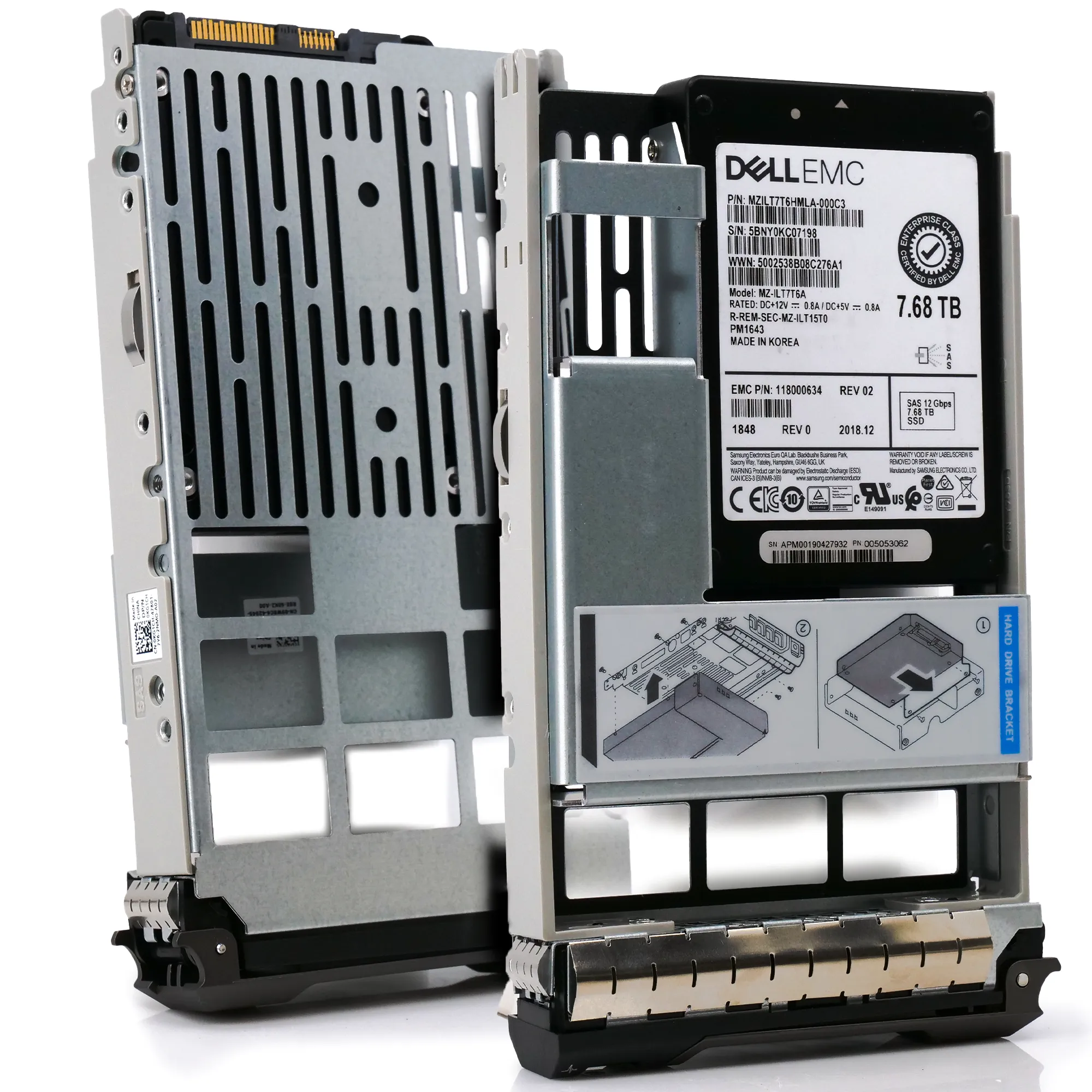Dell EMC 118000634 G13 7.68TB SAS 12Gb/s 512e 1DWPD 3.5in Solid State Drive