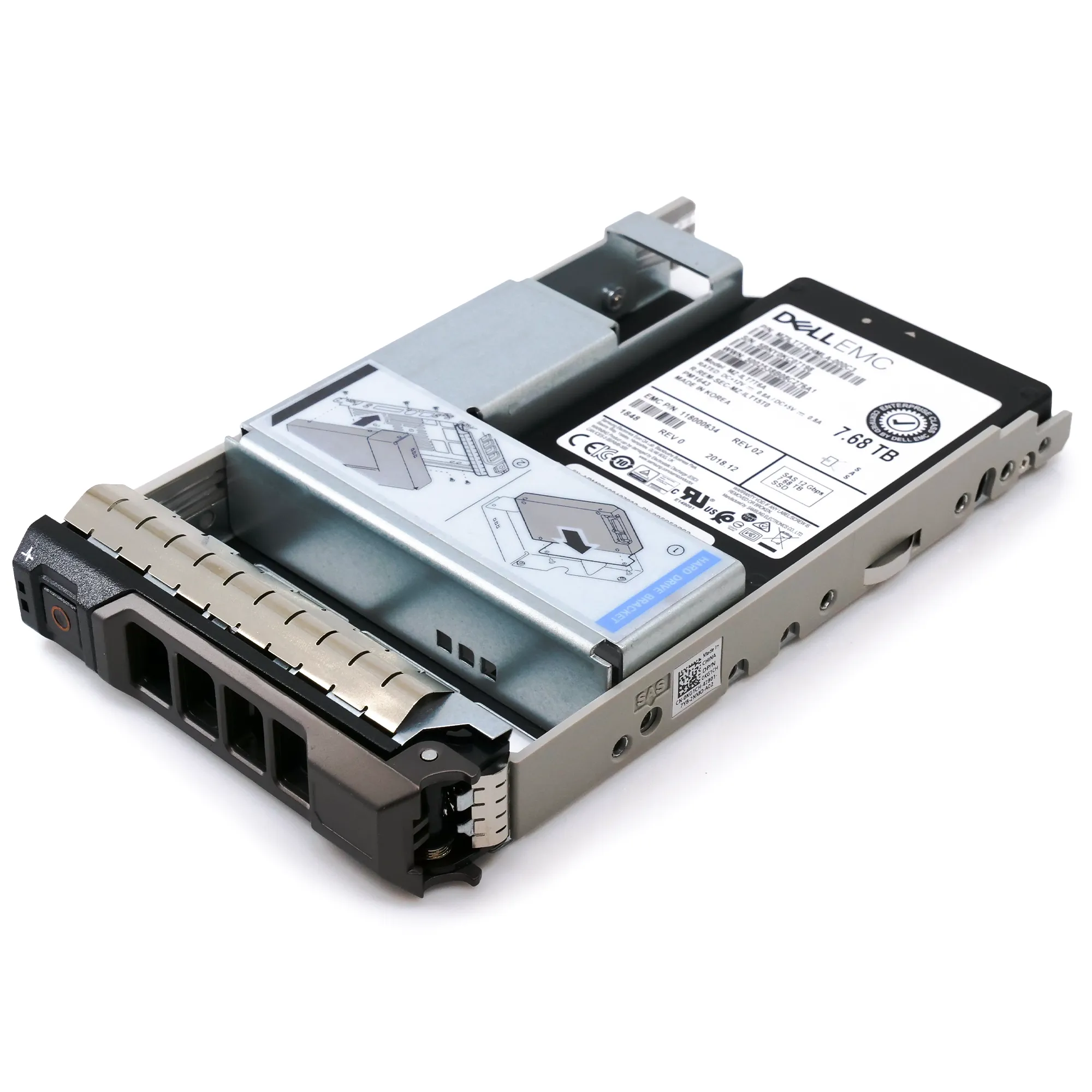 Dell EMC 118000634 G13 7.68TB SAS 12Gb/s 512e 1DWPD 3.5in Solid State Drive