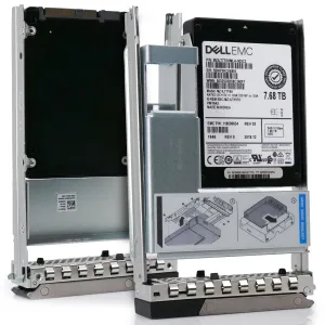 Dell EMC 118000634 G14 7.68TB SAS 12Gb/s 512e 1DWPD 3.5in Recertified Solid State Drive