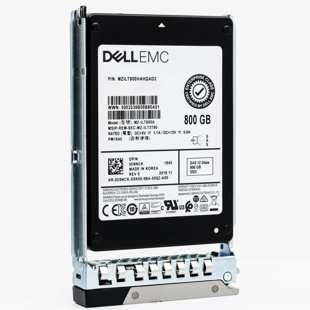 Dell G14 400-AZII D9NCK 800GB SAS 12Gb/s 2.5in Refurbished SSD