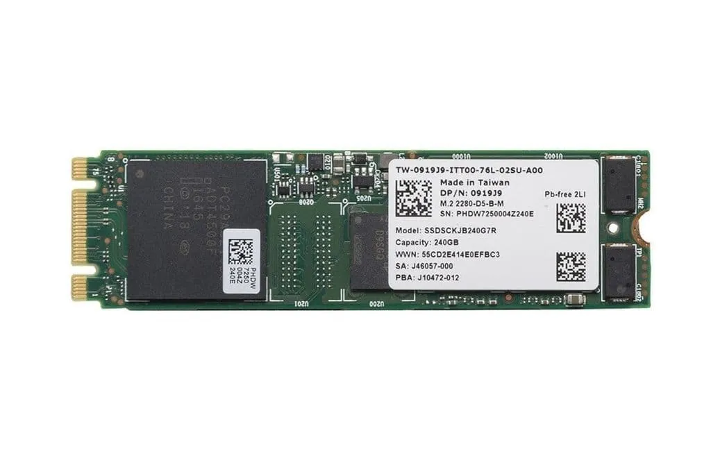 Dell / Intel DC S3520 SSDSCKJB240G7R 240GB SATA 6Gb/s MLC M.2 2280 Refurbished SSD