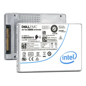 Dell P4510 SSDPE2KX040T8T 0R1K6J 4TB PCIe Gen 3.1 X4 4GB/s 3D TLC 1DWPD U.2 NVMe 2.5in Refurbished SSD