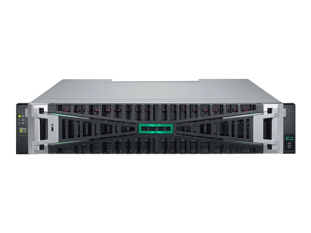 HPE Modular Smart Array 2070 10/25GbE iSCSI SFF Flash Bundle - Solid state drive array - 46 TB - 24 bays (SAS-3) - SSD 3.84 TB S3L67A