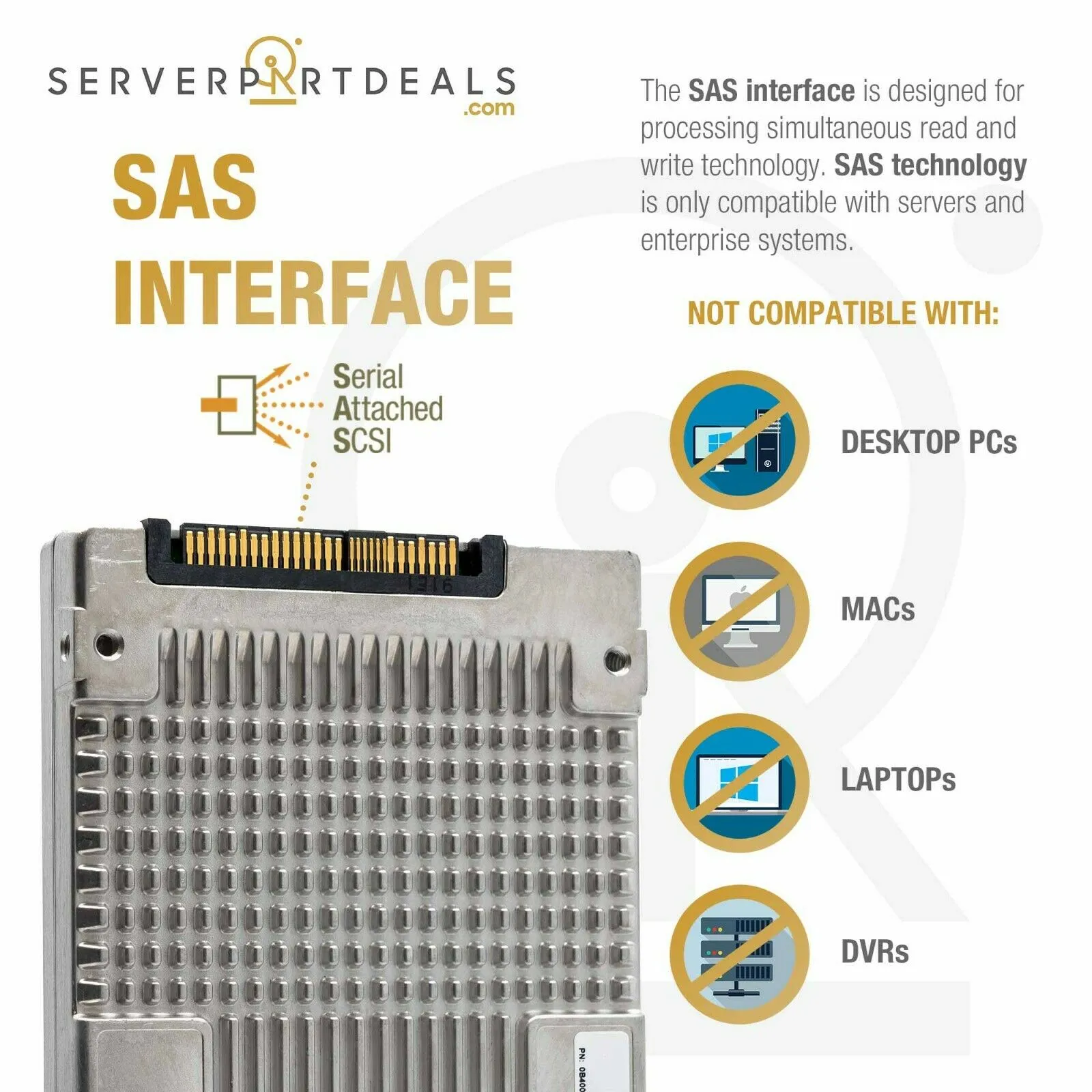 HPE PM6-V KPM6XVUG800G P26294-001 800GB SAS 22.5Gb/s 2.5in Solid State Drive