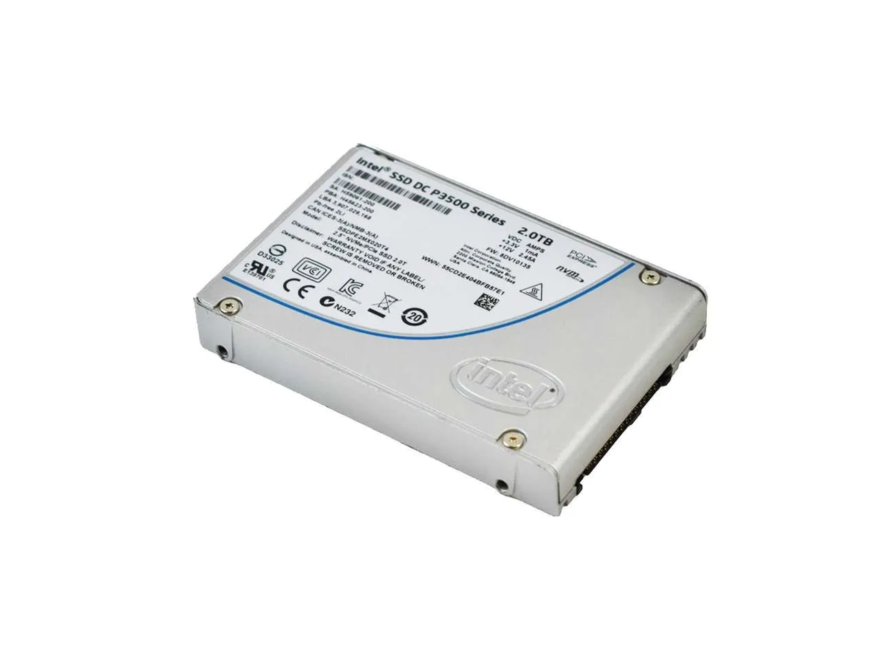 Intel DC P3500 SSDPE2MX020T4 2TB PCIe Gen 3.0 x4 4GB/s 2.5" Solid State Drive