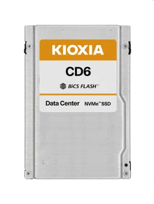 Kioxia CD6 KCD61VUL12T8 12.8TB PCIe Gen 4.0 x4 8GB/s 2.5" Mixed Use Solid State Drive