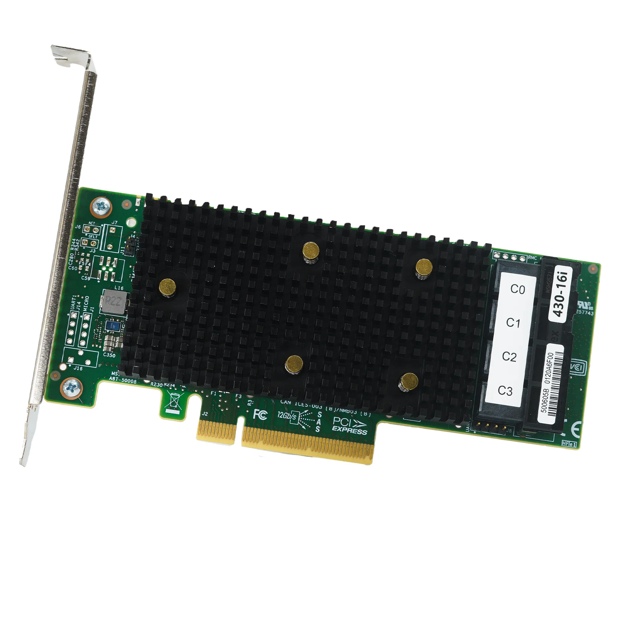 Lenovo 9400 Series 430-16i 4x Internal SAS/SATA/NVME Ports PCIe x8 9400-16i Full Height/Low Profile Refurbished HBA