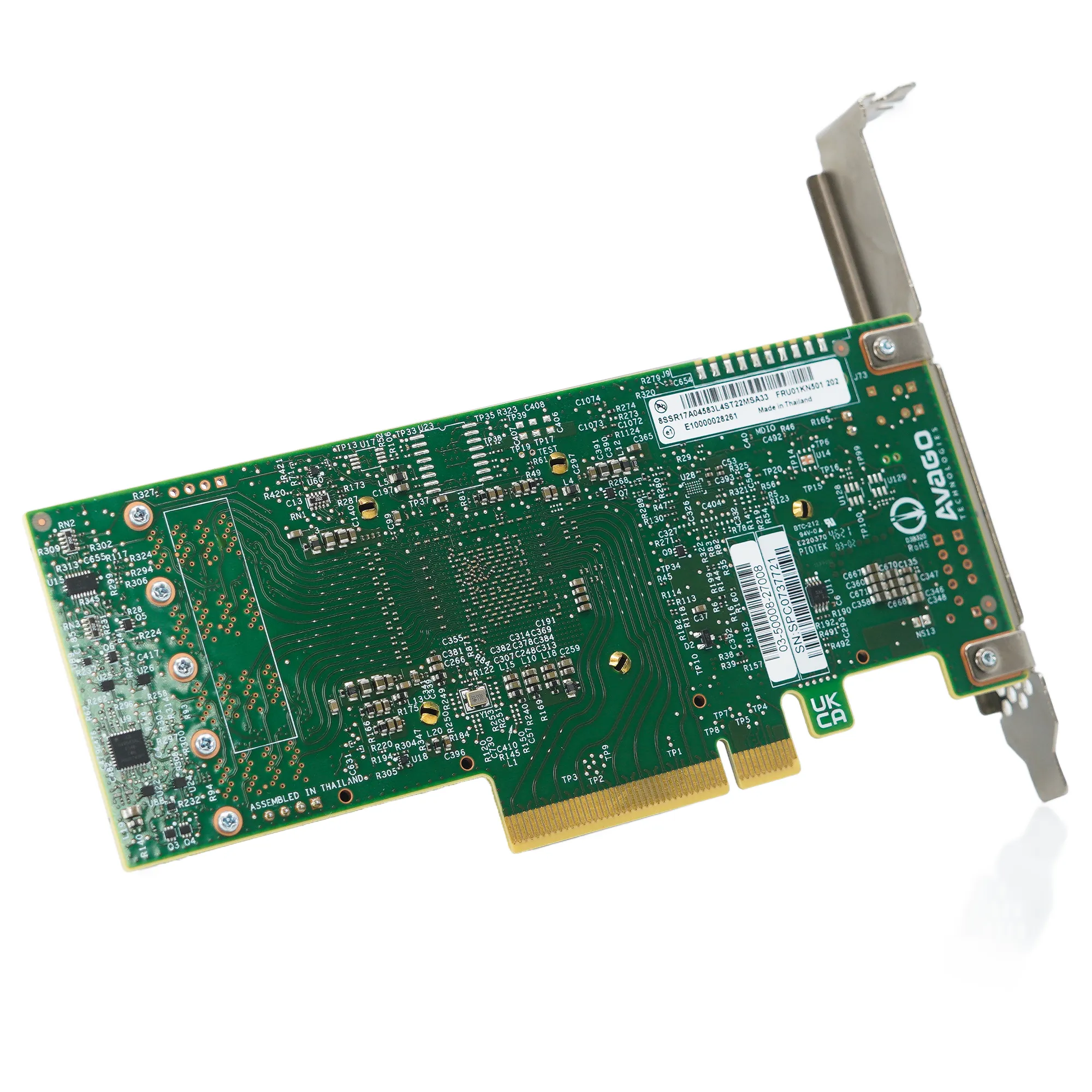 Lenovo 9400 Series 430-16i 4x Internal SAS/SATA/NVME Ports PCIe x8 9400-16i Full Height/Low Profile Refurbished HBA