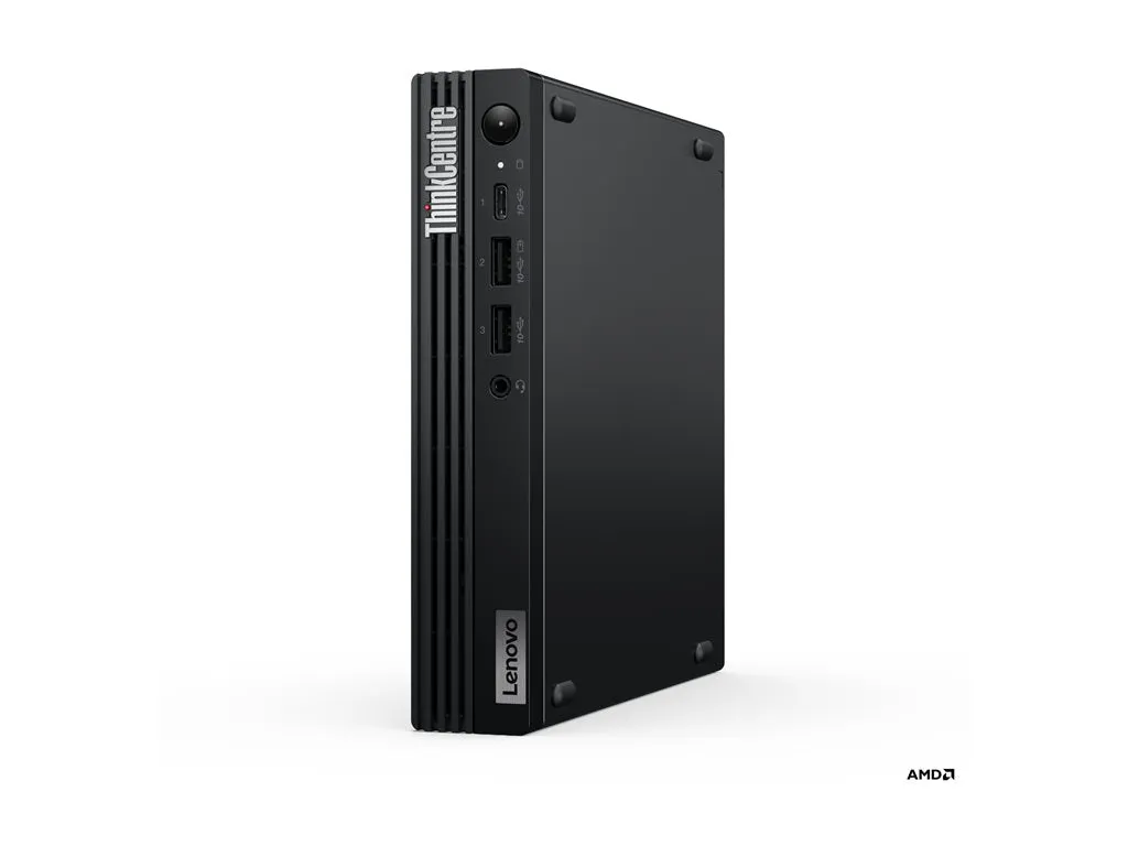 Lenovo ThinkCentre M75q Gen 5 12RQ - Tiny Ryzen 3 Pro 8300GE / up to 4.9 GHz - RAM 8 GB - SSD 256 GB - TCG Opal Encryption 2, 12RQ000FUS