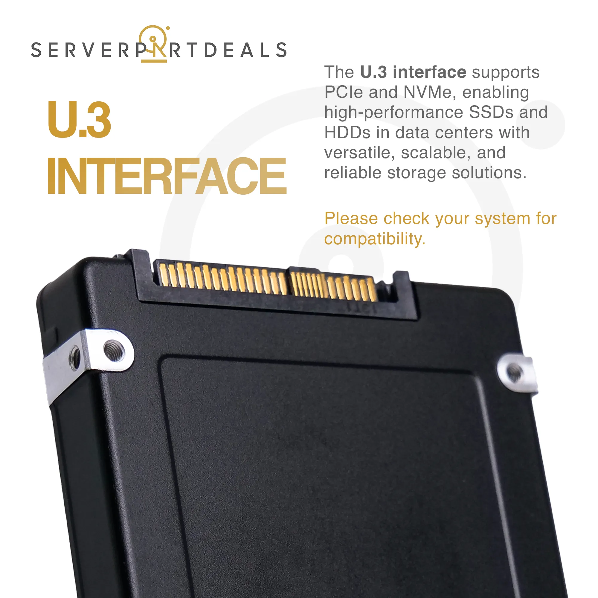 Micron/Lenovo 7400 Pro MTFDKCB1T9TDZ 1.92TB U.3 8GB/s Mixed Use 3D TLC NVMe 2.5in Enterprise Solid State Drive