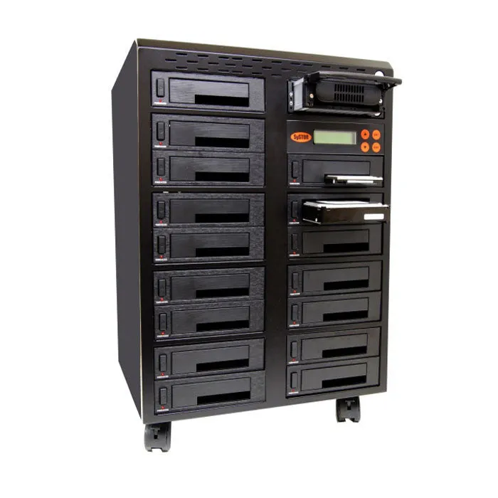 SySTOR 1:16 SATA/IDE Combo Hard Disk Drive / Solid State Drive (HDD/SSD) Clone Duplicator/Sanitizer - High Speed (300MB/sec) (SYS3016CO)