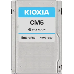 Toshiba CM5 KCM5XRUG15T3 15.36TB PCIe Gen 3.0 x4 3D TLC U.2 NVMe 2.5in Solid State Drive