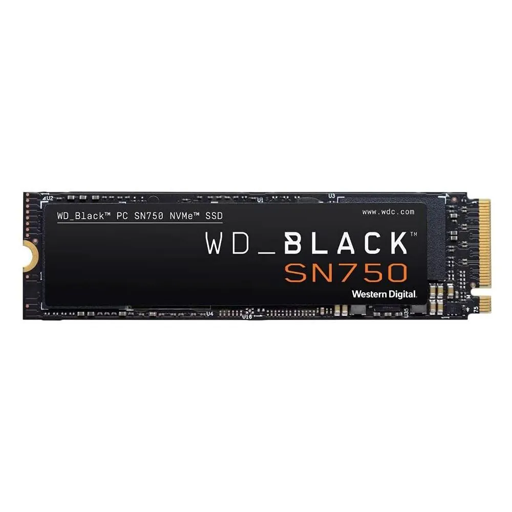 WD Black SN750 WDS200T3X0C 2TB PCIe Gen3 x4 3D TLC M.2 2280 Refurbished SSD