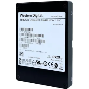Western Digital Ultrastar DC SN200 HUSMR7616BDP301 0TS1307 1.6TB PCIe Gen 3.0 x4 U.2 NVMe 2.5in Refurbished SSD