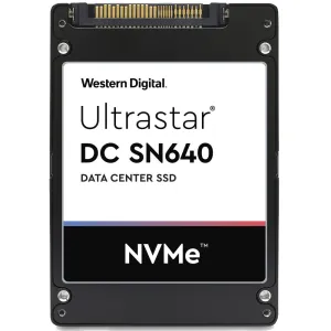 Western Digital Ultrastar DC SN640 WUS4CB016D7P3E3 0TS1953 1.6TB PCIe Gen 3.1 x4 NVMe U.2 2.5in Recertified Solid State Drive
