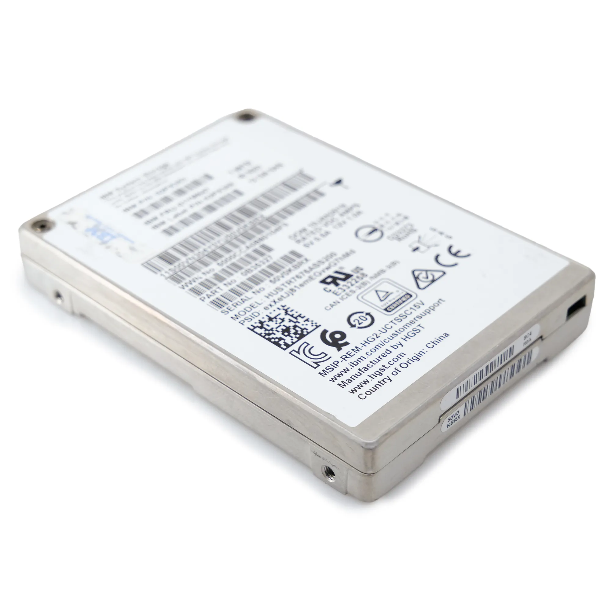 Western Digital/IBM Ultrastar DC SS200 HUSTR7676ASS200 7.68TB 1 DWPD SAS 12Gb/s Read-Intensive MLC 2.5in Refurbished Enterprise SSD